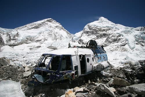 Helicopter Crashes in Nepal