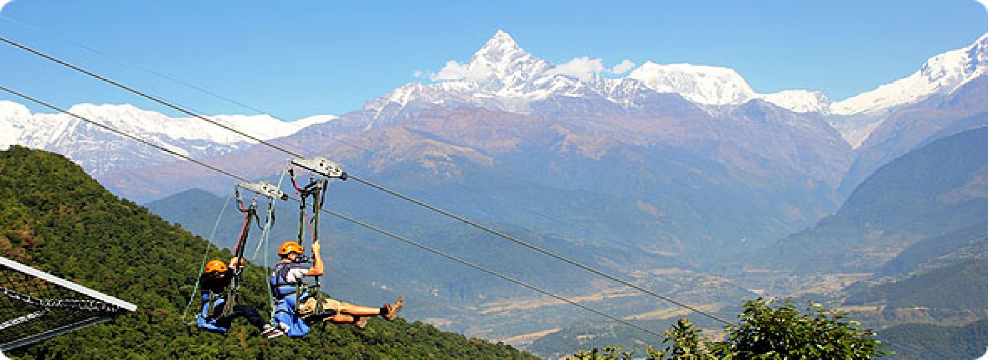 Zip-Flyers in Pokhara