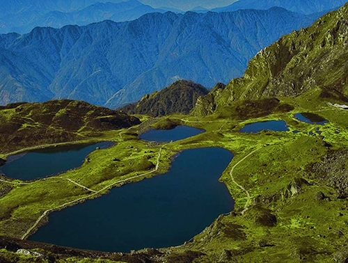 5 lake same place its call Panch Pokhari